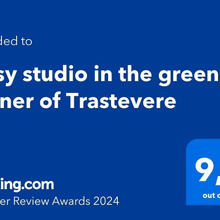 Cosy Studio In The Greenest Corner Of Trastevere Roma Eksteriør bilde