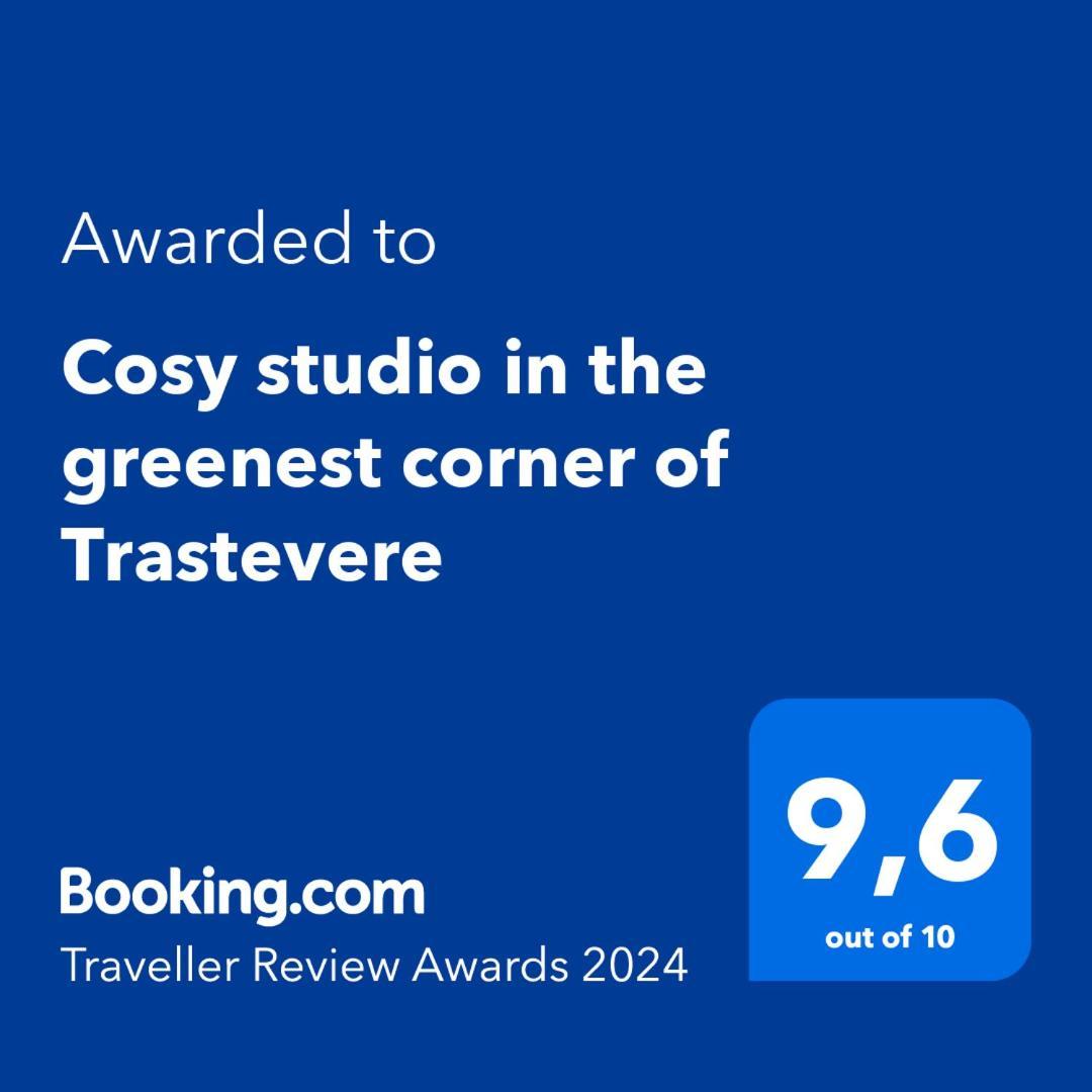 Cosy Studio In The Greenest Corner Of Trastevere Roma Eksteriør bilde